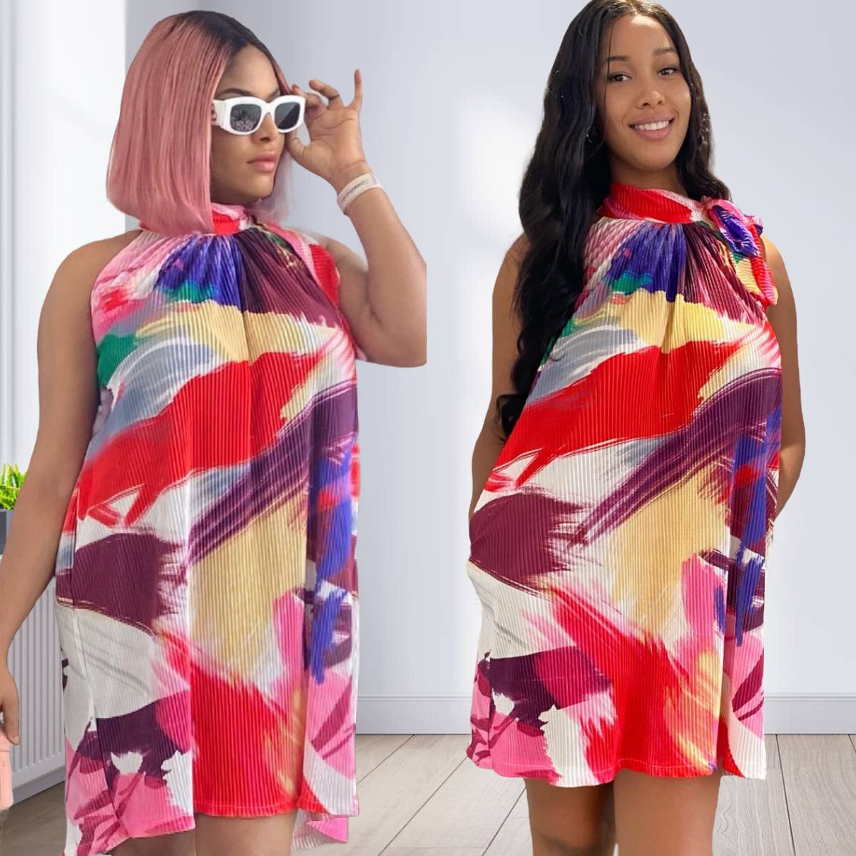 Color Block Summer Dress