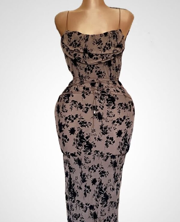 LILY BLOOM FLORAL MIDI DRESS