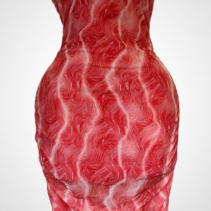 LUXE STRAPLESS MIDI BODYCON TUBE DRESS